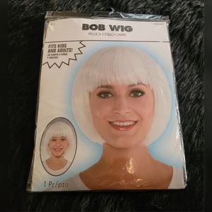 White Bob Wig